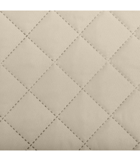 Tagesdecke „Fog Cappuccino“. Tagesdecken