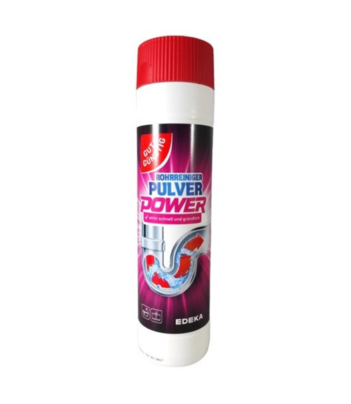 Rohrreiniger "Pipe cleaner Edeka pulver power". Reinigungsmittel