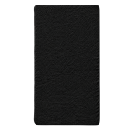 Frottee Spannbettlaken „Black frote“. Spannbettlaken 180x200, 90x200 cm, 135/140x200 cm, 155/160x200 cm, 180x200 cm, 200x220 cm. Schwarzes frottee-spannleintuch mit einer gleichmäßig strukturierten oberfläche.