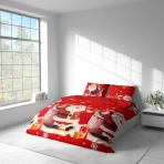 Weihnachtsbettwäsche "Santa Claus". Weihnachtsbettwäsche, 135/140x200 cm, 150x200 cm, 155/160x200 cm, 180x200 cm, 200x200 cm, 200x220 cm