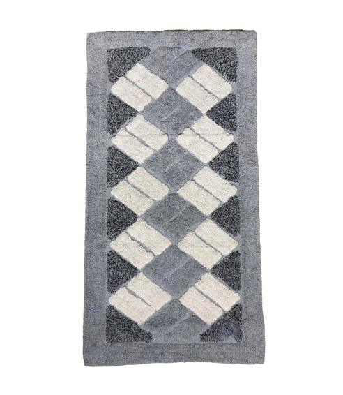 Teppich „Grey Diamond Mosaic Rug“