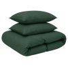 Leinen bettwäsche "Linen Dark Green"