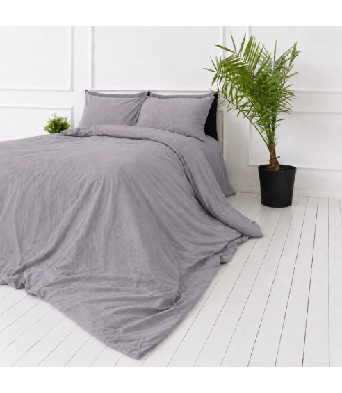 Leinen bettwäsche "Linen Pearl“. Leinen Bettwäsche