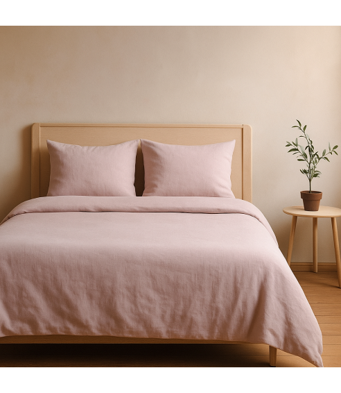 Leinen bettwäsche "Linen Rose". Leinen Bettwäsche