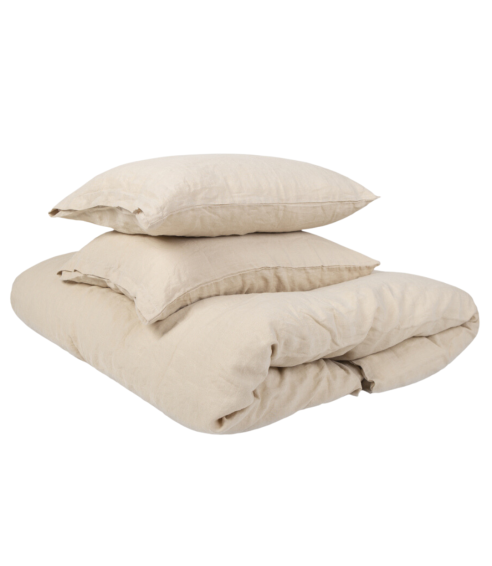 Leinen bettwäsche "Linen sepia. Leinen Bettwäsche