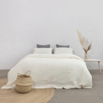 Leinen bettwäsche "Linen white". Leinen Bettwäsche, 135/140x200 cm, 200x200 cm, 200x220 cm, 220x240 cm