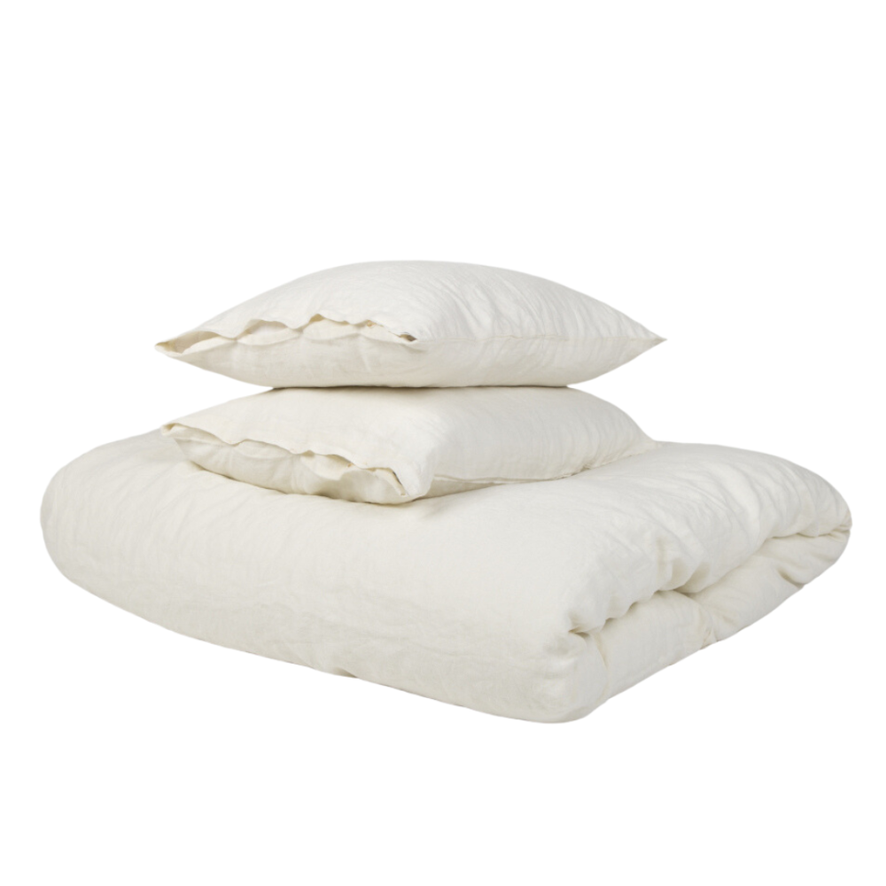 Leinen bettwäsche "Linen white". Leinen Bettwäsche, 135/140x200 cm, 200x200 cm, 200x220 cm, 220x240 cm