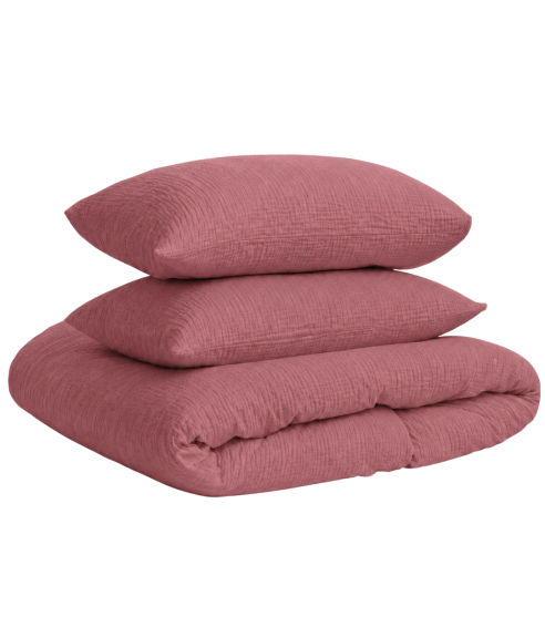 Musselin Bettwäsche set "Vintage muslin". Bettwäsche 200x200