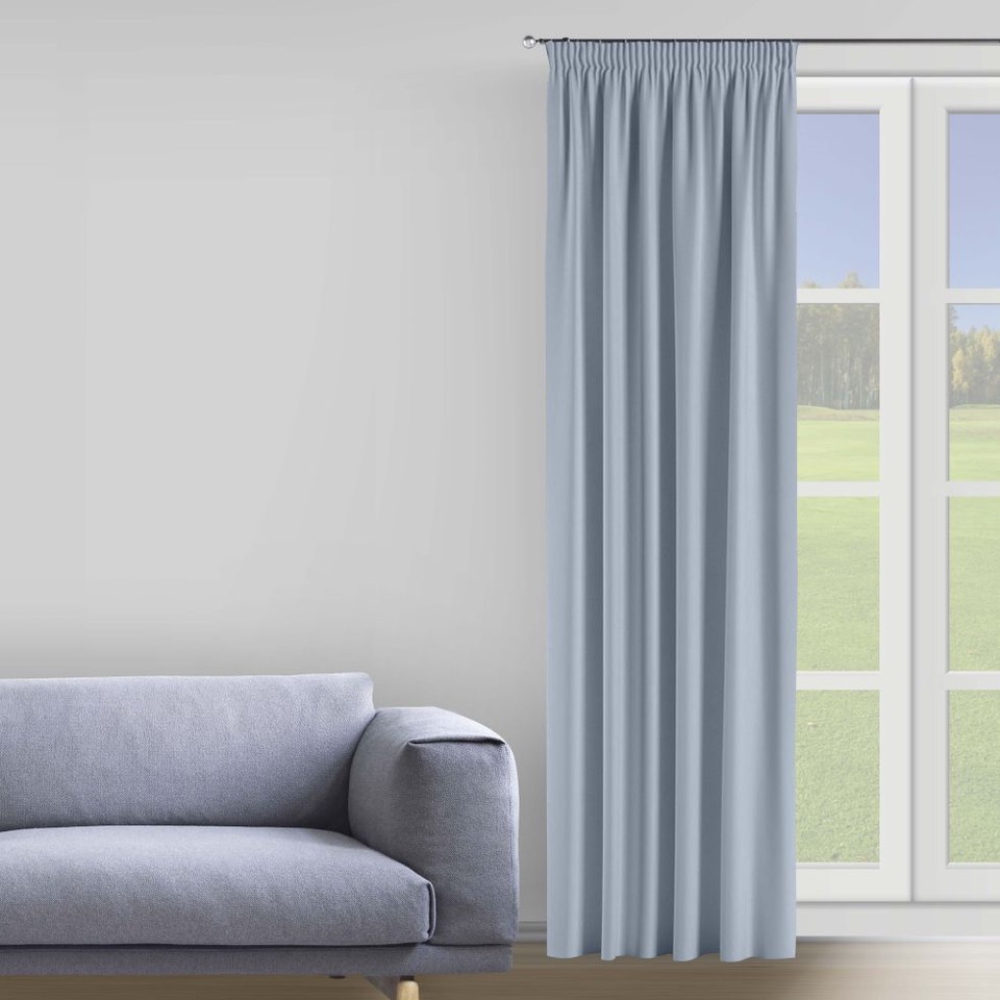 Verdunkelungsvorhang „Sky blue“. Vorhänge, 150x275 cm