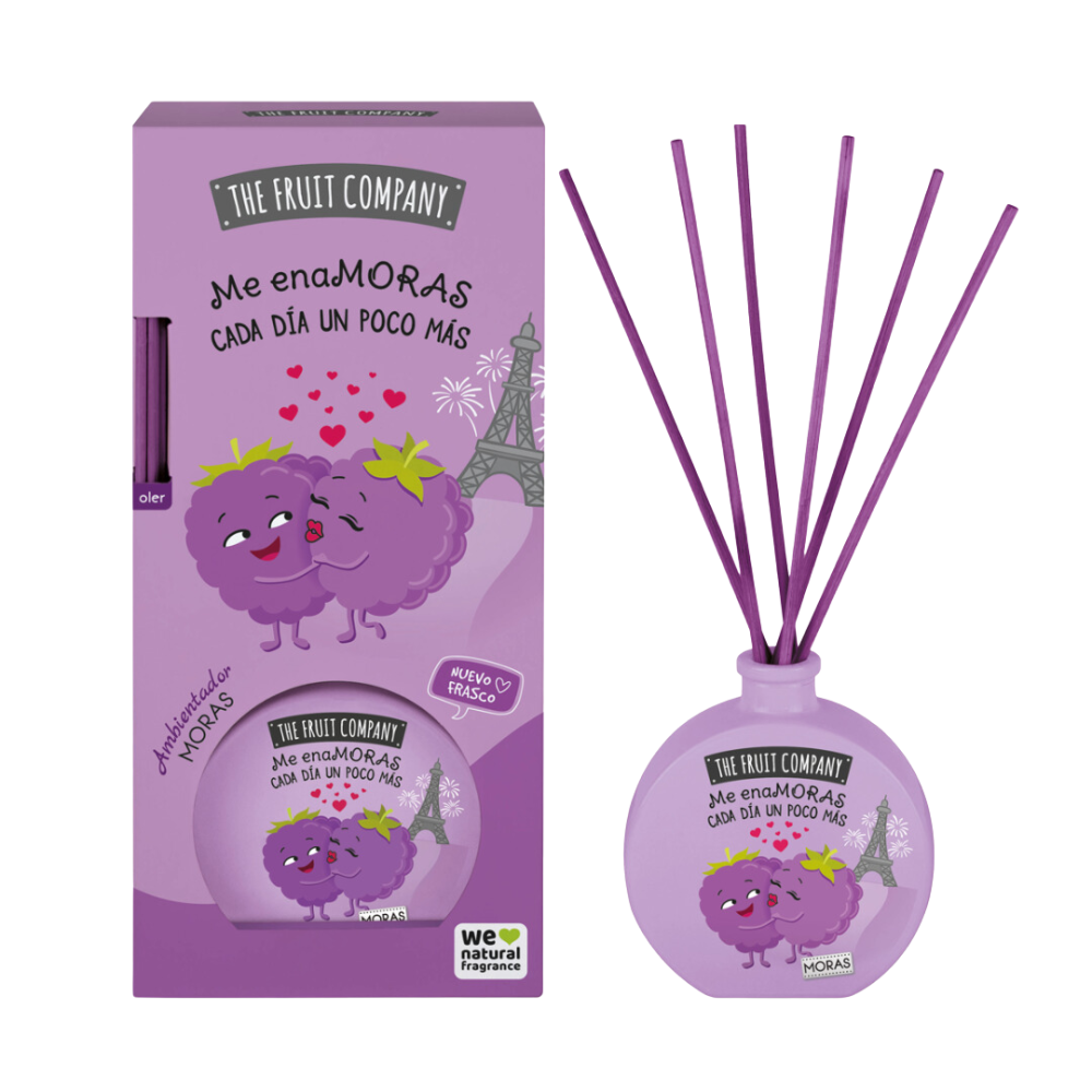 Raumduft mit Stäbchen "Blackberries". Düfte für die wohnung. Brombeeren, ein erfrischender und fruchtiger duft, perfekt für eine einladende und angenehme atmosphäre.