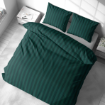 Kissenbezüge „Green Stripes“. Kissenbezüge 50x70