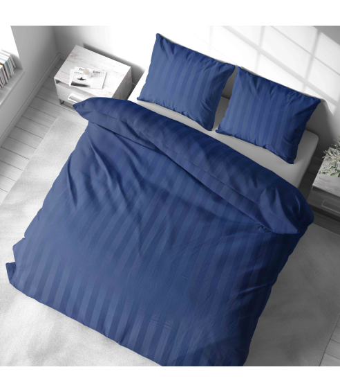 Kissenbezüge „Dark Blue Stripes“. Kissenbezüge 50x70