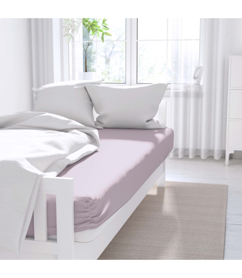 Bettlaken ohne Gummizug „Ash rose“. Bettlaken