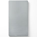 Bettlaken ohne Gummizug „Harbor“, 150x220 cm, 200x220 cm, 220x240 cm. Atmungsaktives und weiches hellgraues bettlaken.