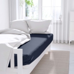 Bettlaken ohne Gummizug „Navy“. Bettlaken, 150x220 cm, 200x220 cm, 220x260 cm