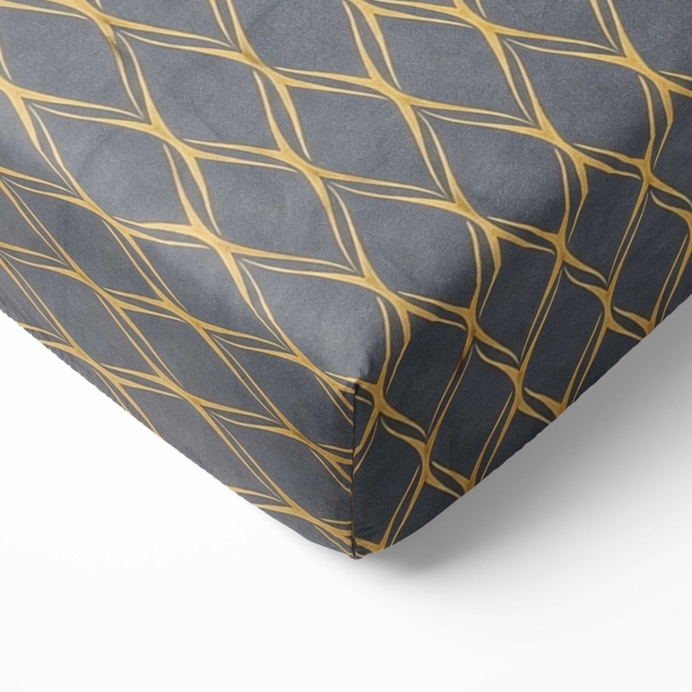 Spannbettlaken „Cross“. Spannbettlaken 160x200, 90x200 cm, 135/140x200 cm, 155/160x200 cm, 180x200 cm