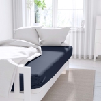 Spannbettlaken „Navy“. Spannbettlaken 140x200, 90x200 cm, 135/140x200 cm, 155/160x200 cm, 180x200 cm