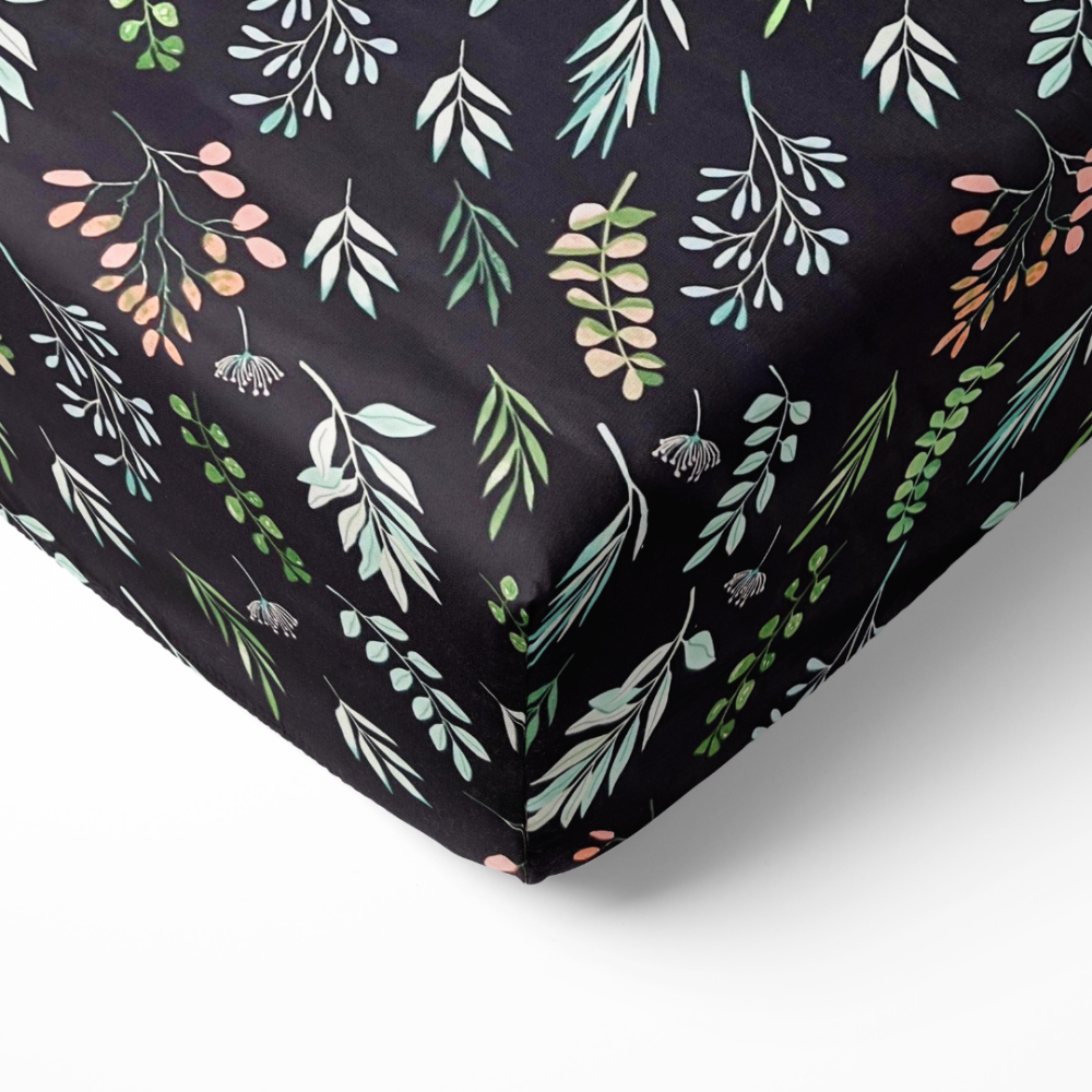 Spannbettlaken „Silent Canopy“. Spannbettlaken 160x200, 90x200 cm, 135/140x200 cm, 155/160x200 cm, 180x200 cm