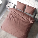 Bettwäsche set „Ash rose dark“. Bettwäsche für Hotels, 135/140x200 cm, 200x200 cm, 200x220 cm. Stilvolles und schickes bettwäscheset aus eschenrose.