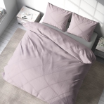 Bettwäsche set "Ash rose". Bettwäsche für Hotels, 135/140x200 cm, 155/160x200 cm, 200x200 cm, 200x220 cm, 220x240 cm. Elegantes bettwäscheset in eschenrose, das ihrem schlafzimmer raffinesse verleiht.