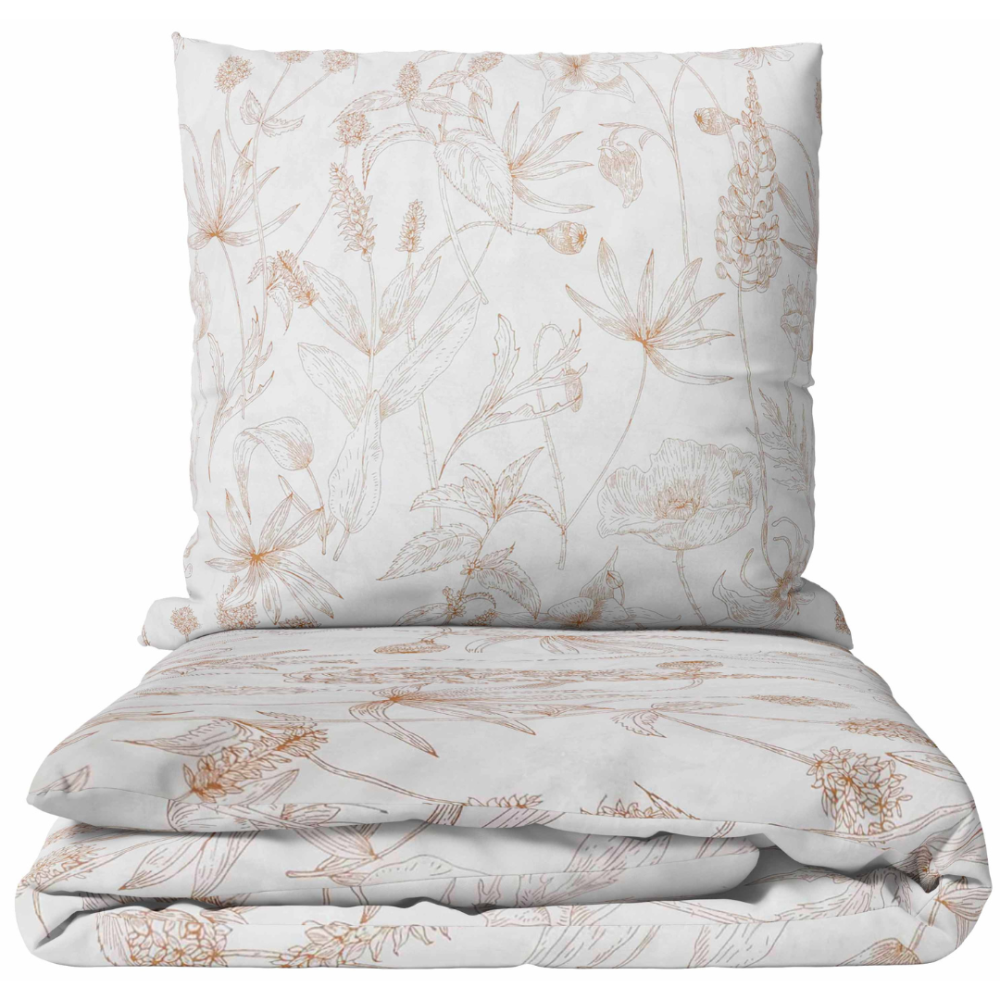 Bettwäsche set "Aubrielle". Bettwäsche 155x200, 135/140x200 cm, 150x200 cm, 155/160x200 cm, 180x200 cm, 200x200 cm, 200x220 cm, 220x240 cm. Helltoniges bettwäscheset mit zarten bräunlichen pflanzenlinien Bettwäsche set "Aubrielle". Bettwäsche 155x200, 135/140x200 cm, 150x200 cm, 155/160x200 cm, 180x200 cm, 200x200 cm, 200x220 cm, 220x240 cm. Helltoniges bettwäscheset mit zarten bräunlichen pflanzenlinien