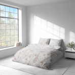 Bettwäsche set "Aubrielle". Bettwäsche 155x200, 135/140x200 cm, 150x200 cm, 155/160x200 cm, 180x200 cm, 200x200 cm, 200x220 cm, 220x240 cm. Bettwäscheset mit sanften floralen linien- und blätterdetails Bettwäsche set "Aubrielle". Bettwäsche 155x200, 135/140x200 cm, 150x200 cm, 155/160x200 cm, 180x200 cm, 200x200 cm, 200x220 cm, 220x240 cm. Bettwäscheset mit sanften floralen linien- und blätterdetails