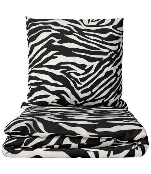 Bettwäsche set "Black Safari". Bettwäsche 140x200