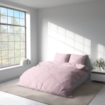 Bettwäsche set "Piggy". Bettwäsche für Hotels, 135/140x200 cm, 200x200 cm, 200x220 cm, 220x240 cm. Klassisches rosa bettwäsche-set, perfekt für ein zeitloses und romantisches schlafzimmer.
