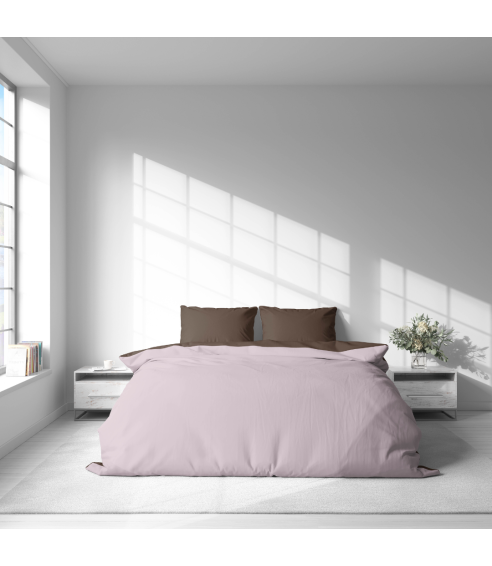 Bettwäsche set "Brunette Ash Rose". Bettwäsche für Hotels