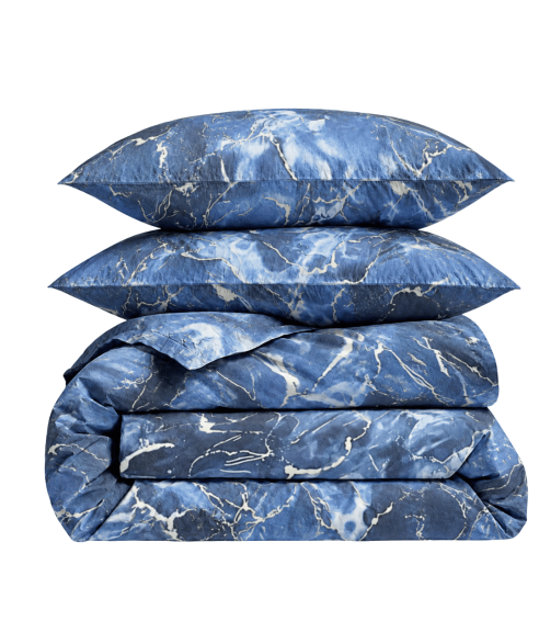 Bettwäsche set "Cosmic Blue". Bettwäsche 140x200