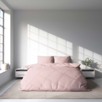 Bettwäsche set "Crystal pink". Bettwäsche für Hotels, 135/140x200 cm, 200x200 cm, 200x220 cm. Hübsch in rosa: kuscheln sie sich mit diesem bettwäscheset ein.