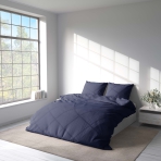 Bettwäsche set "Deep cobalt". Bettwäsche für Hotels, 135/140x200 cm, 200x200 cm, 200x220 cm. Das tiefblaue bettwäscheset bringt reichtum in ihr zimmer.