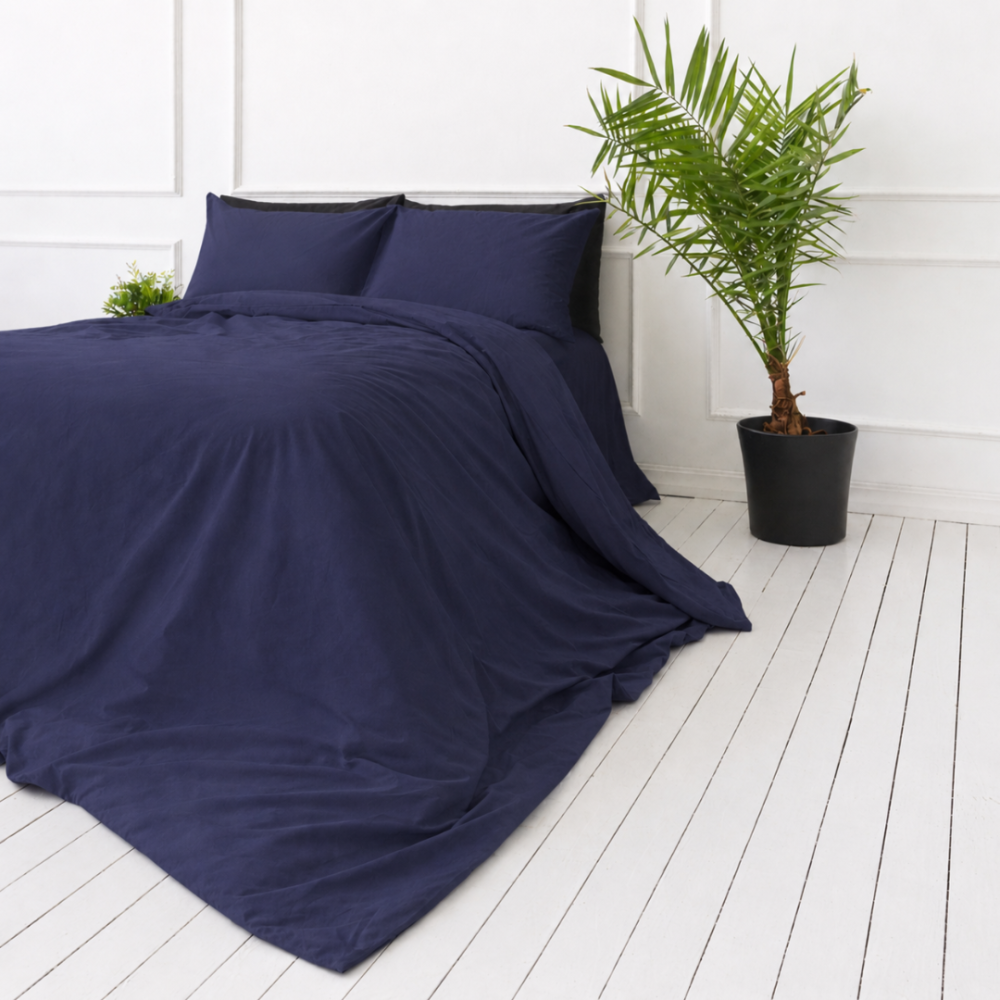 Bettwäsche set "Deep cobalt". Bettwäsche 135x200, 135/140x200 cm, 200x200 cm, 200x220 cm. Das bettwäscheset indigo strahlt eleganz und stil aus. Bettwäsche set "Deep cobalt". Bettwäsche 135x200, 135/140x200 cm, 200x200 cm, 200x220 cm. Das bettwäscheset indigo strahlt eleganz und stil aus.