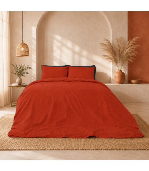 Bettwäsche set „Dry Tomato“. Bettwäsche 140x200