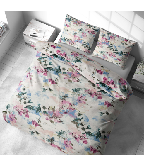 Bettwäsche set "Flowery Mosaic". Bettwäsche 140x200