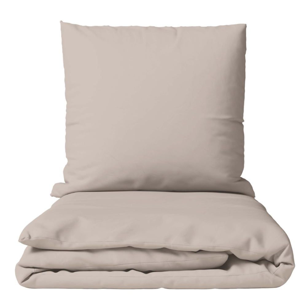 Bettwäsche set „Gray morn“. Bettwäsche für Hotels, 135/140x200 cm, 200x200 cm, 200x220 cm. Bettwäscheset in beige-grau, das mit seinen neutralen, vielseitigen tönen einen hauch von wärme und raffinesse in ihr schlafzimmer bringt.
