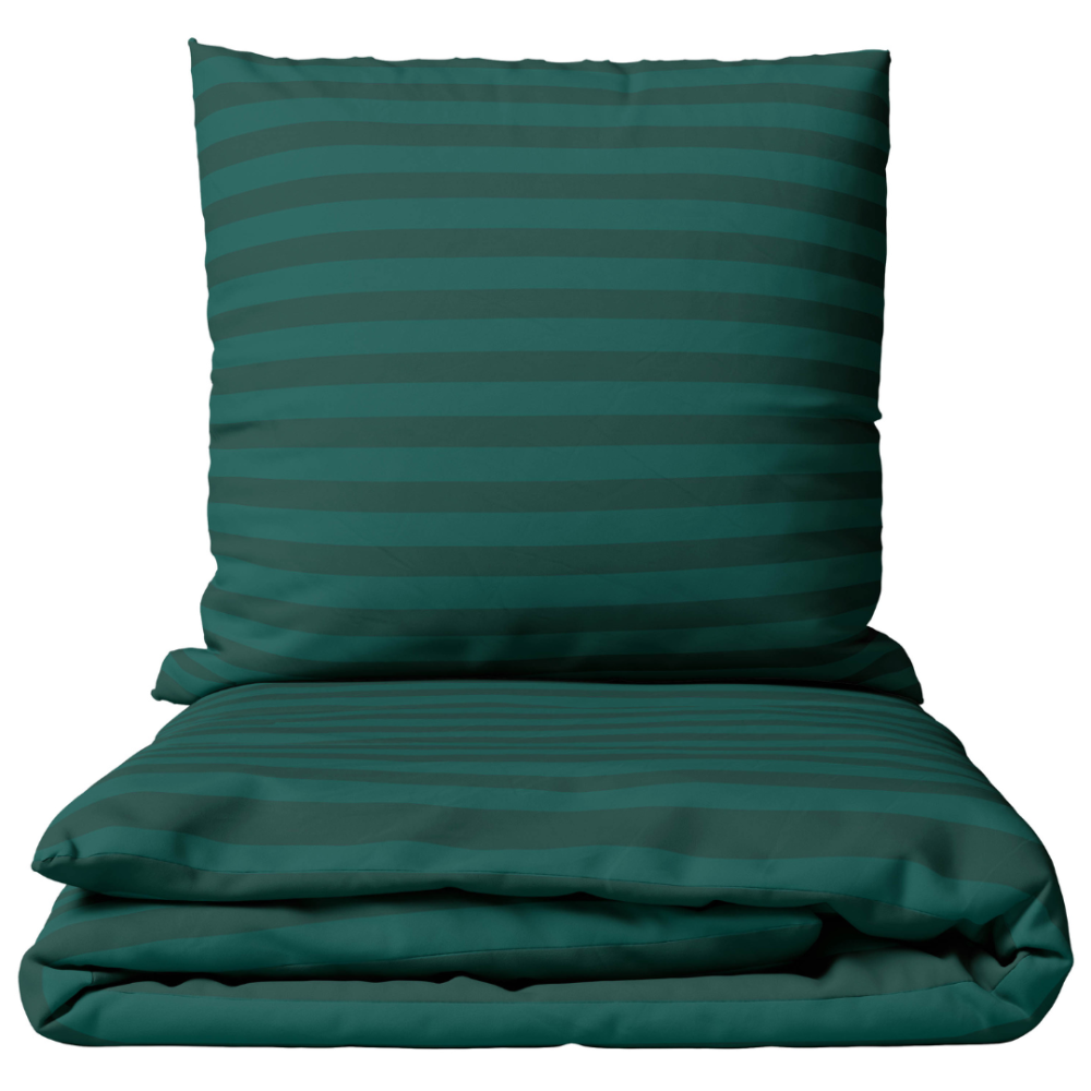 Bettwäsche set "Green Stripes". Gemusterte Bettwäsche, 135/140x200 cm, 150x200 cm, 155/160x200 cm, 180x200 cm, 200x200 cm, 200x220 cm. Dunkelgrünes bettwäsche-set mit einem raffinierten streifenmuster, das jedem schlafzimmerdekor tiefe und eleganz verleiht. Bettwäsche set "Green Stripes". Gemusterte Bettwäsche, 135/140x200 cm, 150x200 cm, 155/160x200 cm, 180x200 cm, 200x200 cm, 200x220 cm. Dunkelgrünes bettwäsche-set mit einem raffinierten streifenmuster, das jedem schlafzimmerdekor tiefe und eleganz verleiht.