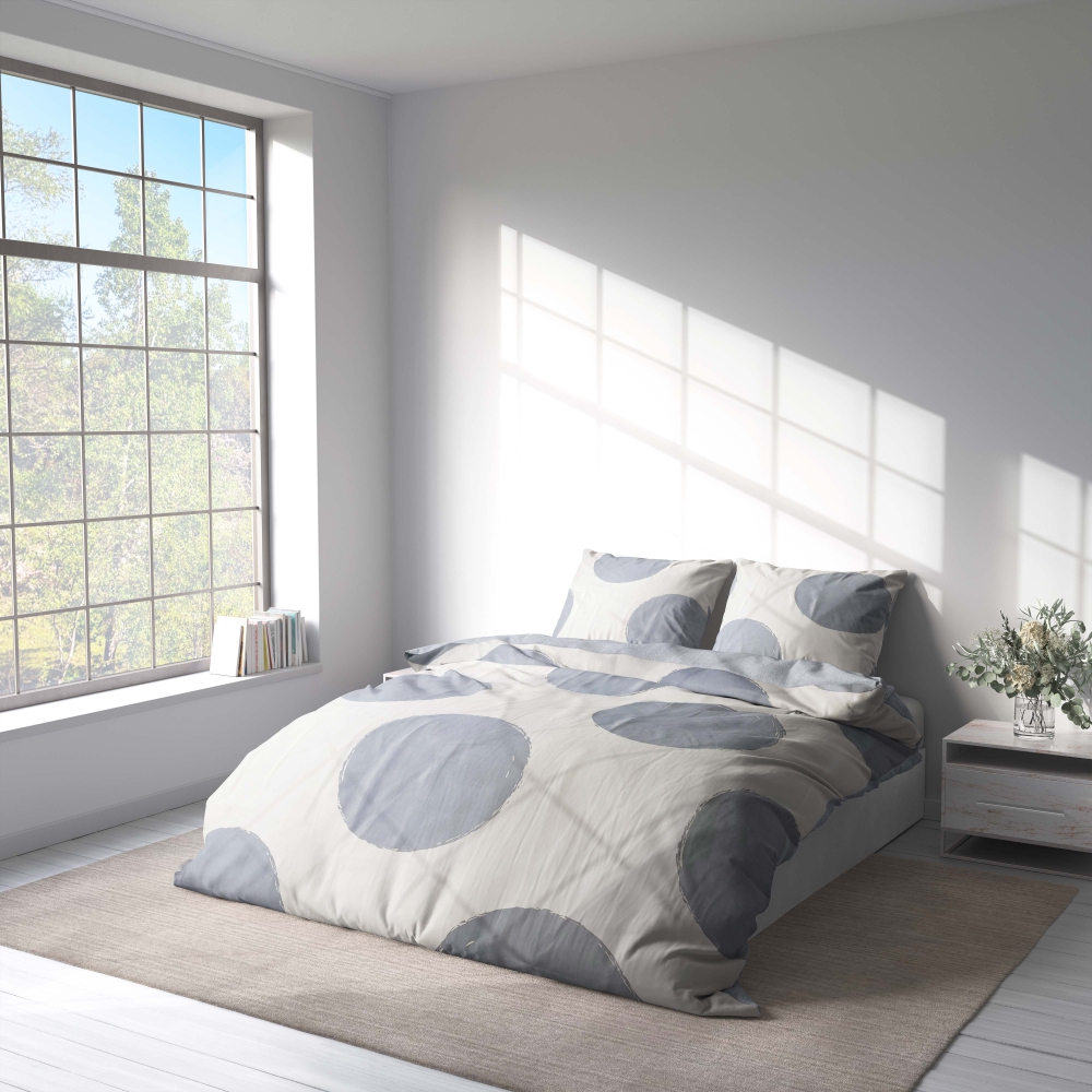 Bettwäsche set "Grey Bliss". Bettwäsche 140x200, 150x200 cm, 155/160x200 cm, 180x200 cm, 200x200 cm, 200x220 cm