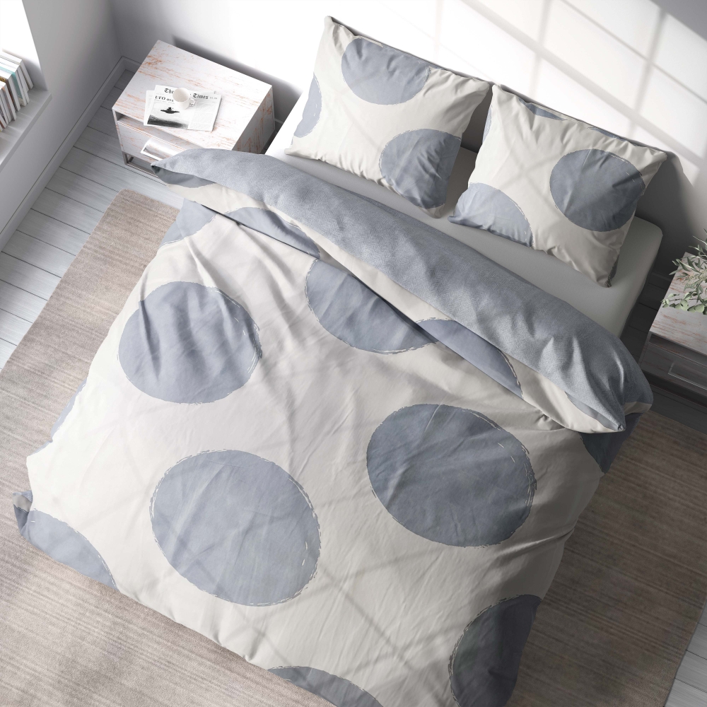 Bettwäsche set "Grey Bliss". Bettwäsche 140x200, 150x200 cm, 155/160x200 cm, 180x200 cm, 200x200 cm, 200x220 cm