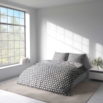 Bettwäsche set "Grey Ripple". Bettwäsche 140x200, 135/140x200 cm, 155/160x200 cm, 200x200 cm, 200x220 cm, 220x240 cm