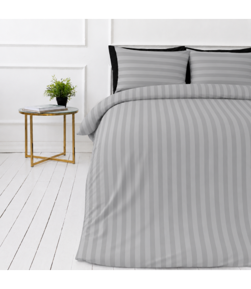Bettwäsche set "Grey Stripes". Bettwäsche für Hotels