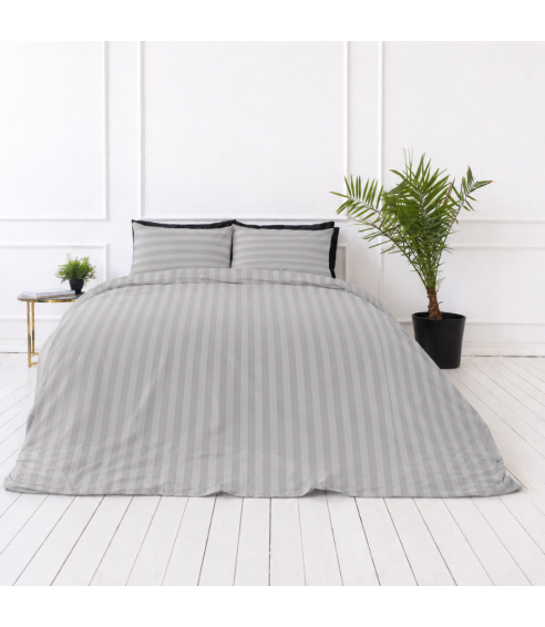 Bettwäsche set "Grey Stripes". Bettwäsche für Hotels