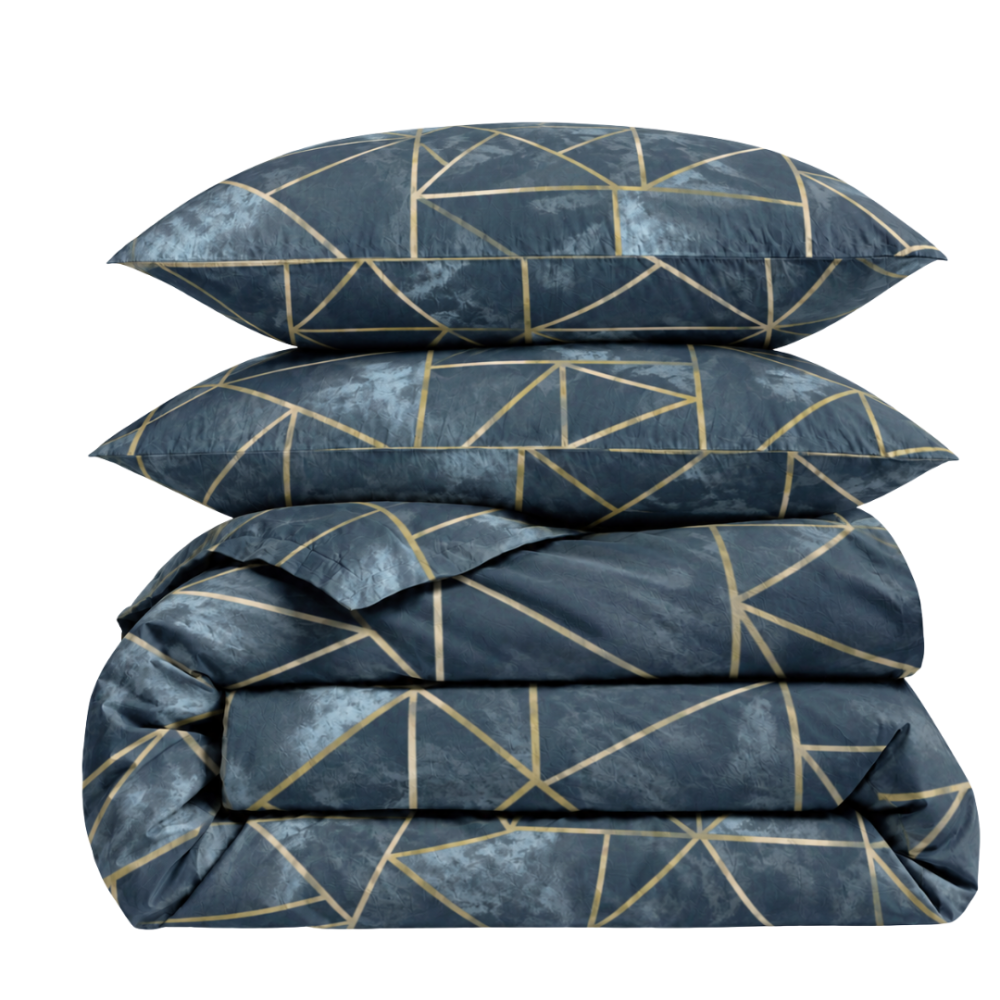 Bettwäsche set „Isolde“. Bettwäsche 155x200, 135/140x200 cm, 155x220 cm, 160x200 cm, 180x200 cm, 200x200 cm, 200x220 cm, 220x240 cm. Bettwäsche in dunklem blau mit feinen goldenen linien Bettwäsche set „Isolde“. Bettwäsche 155x200, 135/140x200 cm, 155x220 cm, 160x200 cm, 180x200 cm, 200x200 cm, 200x220 cm, 220x240 cm. Bettwäsche in dunklem blau mit feinen goldenen linien