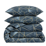 Bettwäsche set „Isolde“. Bettwäsche 155x200, 135/140x200 cm, 155x220 cm, 160x200 cm, 180x200 cm, 200x200 cm, 200x220 cm, 220x240 cm. Bettwäsche in dunklem blau mit feinen goldenen linien Bettwäsche set „Isolde“. Bettwäsche 155x200, 135/140x200 cm, 155x220 cm, 160x200 cm, 180x200 cm, 200x200 cm, 200x220 cm, 220x240 cm. Bettwäsche in dunklem blau mit feinen goldenen linien