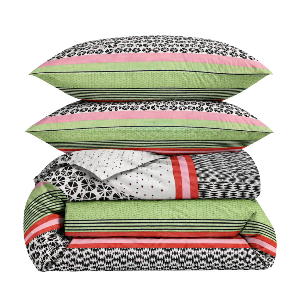 Bettwäsche set „Italy Wipe“. Grüne Bettwäsche, 135/140x200 cm, 200x200 cm, 200x220 cm. Bettwäsche-set mit einer leuchtenden mischung aus dunklen grün- und rosatönen, akzentuiert mit streifen und verspielten kleinen kreisen in dunkel und weiß.bettwäsche-set mit einer leuchtenden mischung aus dunklen grün- und rosatönen, akzentuiert mit streifen und verspielten kleinen kreisen in dunkel und weiß. Bettwäsche set „Italy Wipe“. Grüne Bettwäsche, 135/140x200 cm, 200x200 cm, 200x220 cm. Bettwäsche-set mit einer leuchtenden mischung aus dunklen grün- und rosatönen, akzentuiert mit streifen und verspielten kleinen kreisen in dunkel und weiß.bettwäsche-set mit einer leuchtenden mischung aus dunklen grün- und rosatönen, akzentuiert mit streifen und verspielten kleinen kreisen in dunkel und weiß.