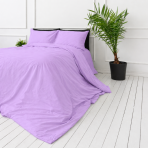 Bettwäsche set "Keepsake Lilac". Bettwäsche einfarbig, 135/140x200 cm, 150x200 cm, 155/160x200 cm, 180x200 cm, 200x200 cm, 200x220 cm, 220x240 cm. Elegante lavendelfarbe und ein dezentes design, das ideal in jedes interieur passt.