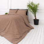 Bettwäsche set "Latte". Bettwäsche einfarbig, 135/140x200 cm, 150x200 cm, 155/160x200 cm, 180x200 cm, 200x200 cm, 200x220 cm, 220x240 cm. Stilvolle latte-bettwäsche, perfekt für ein modernes und schickes schlafzimmer.