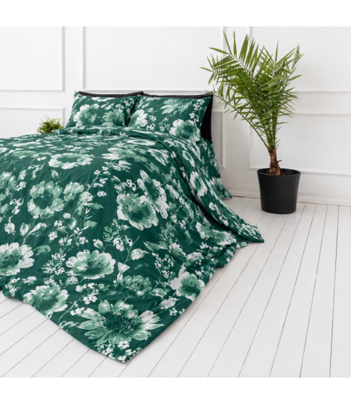 Bettwäsche set "Lush Green". Bettwäsche 140x200