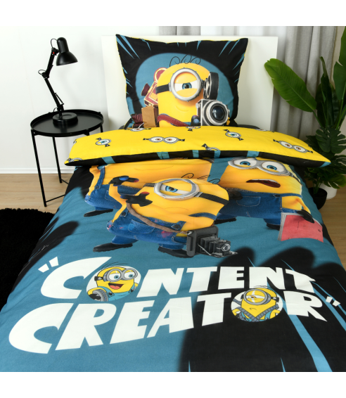 Bettwäsche set "Minions". Bettwäsche Baumwolle