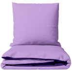 Bettwäsche set „Orchid Pansy“. Bettwäsche 155x200, 135/140x200 cm, 150x200 cm, 155/160x200 cm, 180x200 cm, 200x200 cm, 200x220 cm, 220x240 cm. Hellviolettes bettwäsche-set mit dunkelvioletter zweiter seite.
